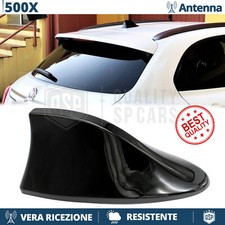 ANTENNA PINNA di SQUALO Nera PER Fiat 500X VERA Ricezione RADIO AM-FM-DAB tuning
