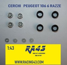 1/43 Cerchi Wheels Peugeot 106