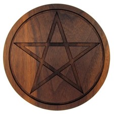 Pentacolo in legno noce nero -