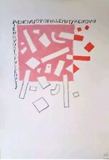 GIORGIO GRIFFA STAMPA originale  CM 64X43  firmata A MATITA COMPLETA DI CORNICE