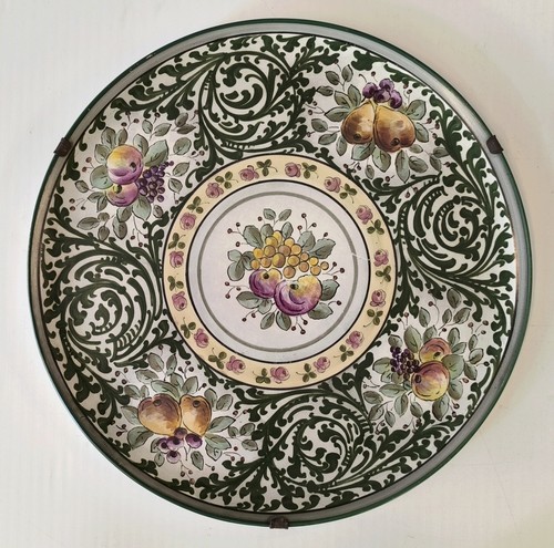 Piatto ceramica policroma - piatto, in