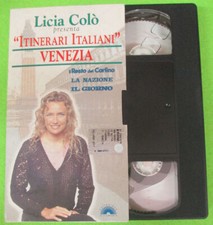 VHS film Licia Colo'presenta ITINERARI ITALIANI VENEZIA 30 minuti (F195) no dvd