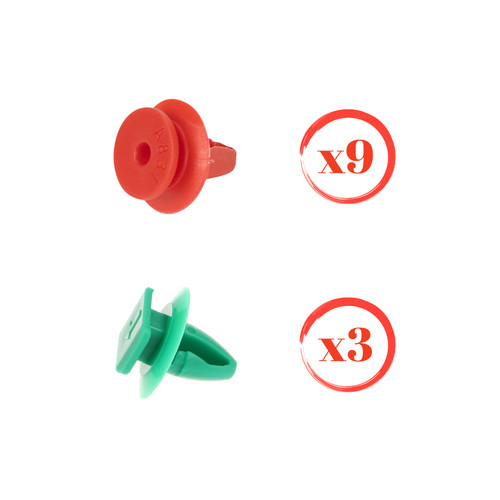 Kit pezzi clip arco - kit,
