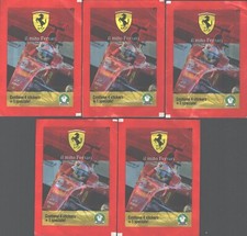 Il mito Ferrari - Lotto 5 bustine di figurine ed. Preziosi Collection 2005