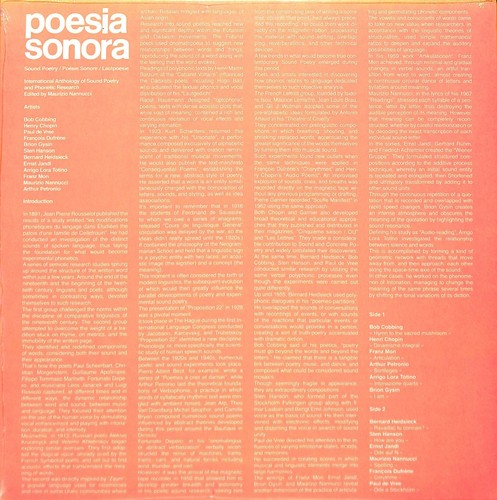 Poesia sonora henri chopin - poesia,