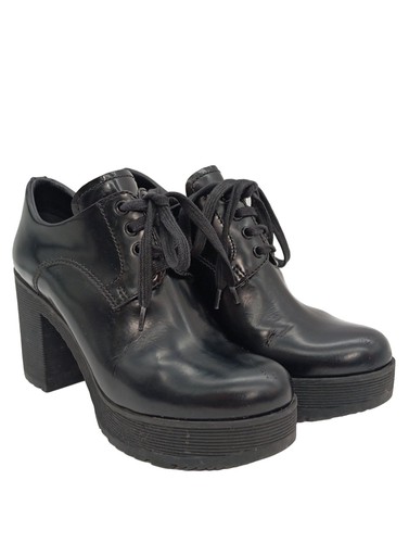 Prada stivaletto stringato - stivaletto,