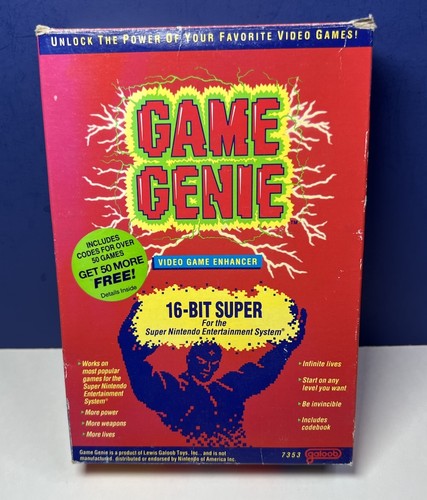 Galoob game genie - game, super
