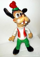 PIPPO DISNEY alto 39 cm. con Maglione Bianco ELENFANTINO LEDRA PLASTIC anni '60
