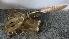 Porta Penna Calamaio- Fusione In Bronzo Stile Liberty Musica