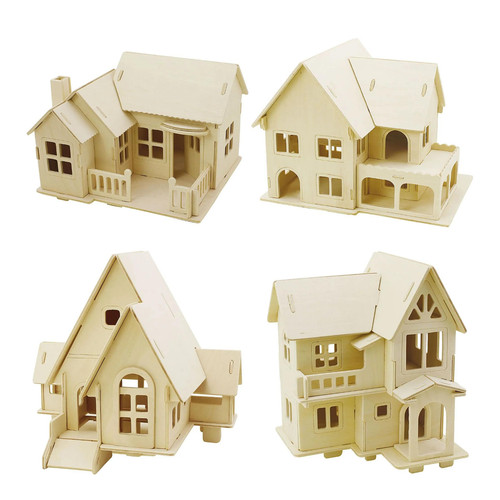 Kit costruzione legno 3d - kit, in
