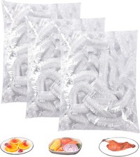 200 Pezzi Sacchetti Conservazione Alimenti Copri piatti cuffie Bocca Elastica