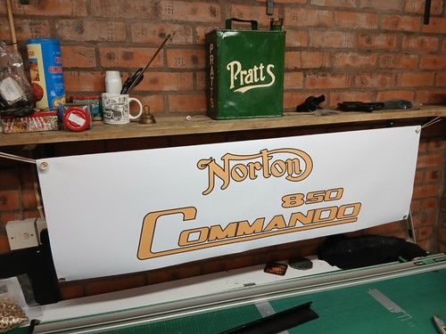 Norton commando 850 banner - norton,