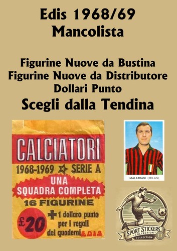 Edis calciatori 1968 nuove - 1968/69,