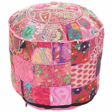 Copricuscino Pavimento Pouf Indiano Pouf Cuscino Rotondo Mandala Cotone Grande