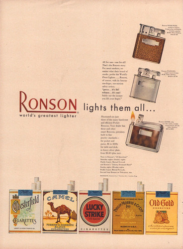 Pubblicità ronson world - pubblicità,