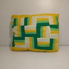 Cuscino Artigianale giallo/verde 30x40