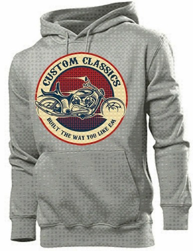 Felpa con cappuccio custom - con,