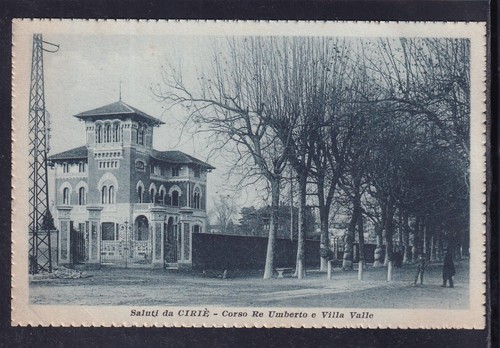 Cartolina saluti ciriè - cartolina,