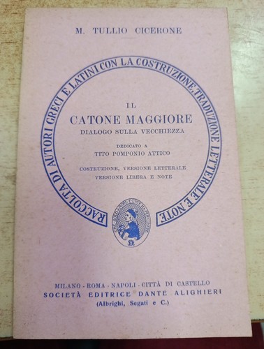 Tullio cicerone catone - il,