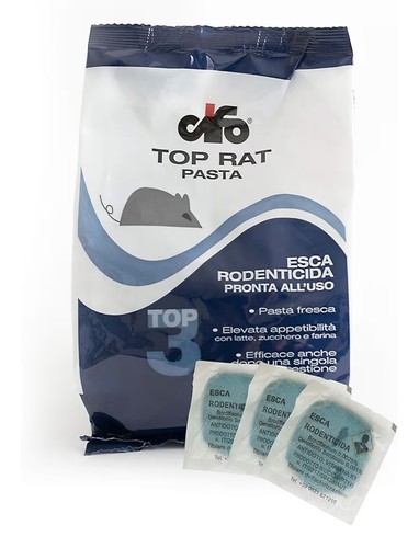 Veleno per topi - ratti, esca