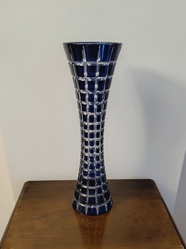 Vaso faberge cristallo blù - faberge',