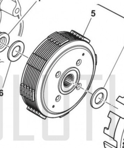 Dischi frizione swm 125cc - swm, sm