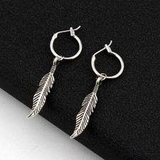 ORECCHINI PENDENTE PIUMA