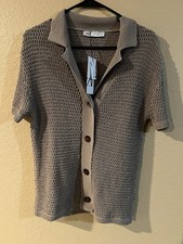 Nuovo Zara OVERSIZED KNIT POLO