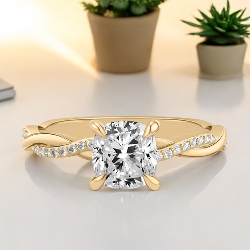Fede nuziale oro diamante - fede,