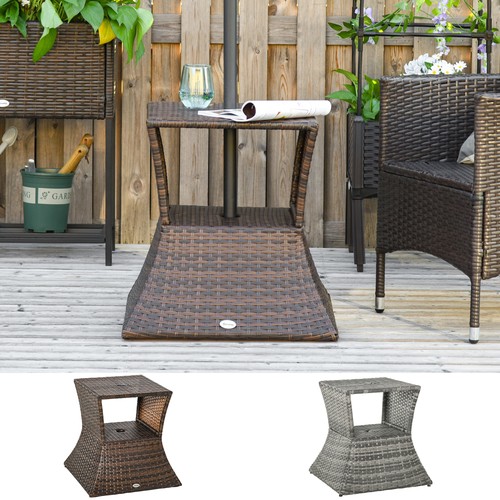 Tavolino laterale rattan - tavolino,
