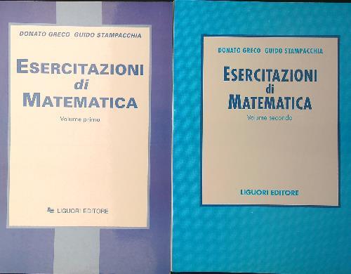 Esercitazioni matematica 2 - esercitazioni,
