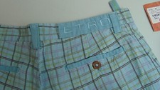ETRO MILANO BERMUDA PURO LINO