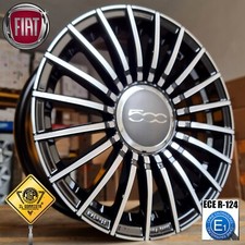 Twist Kit 4 Cerchi in lega da 15" Compatibili con Fiat new 500 500e + 595 + 695