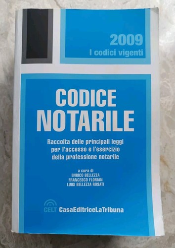 Codice notarile codici - codice, i