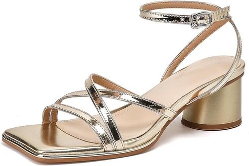 Women strappy platform heels - women's,