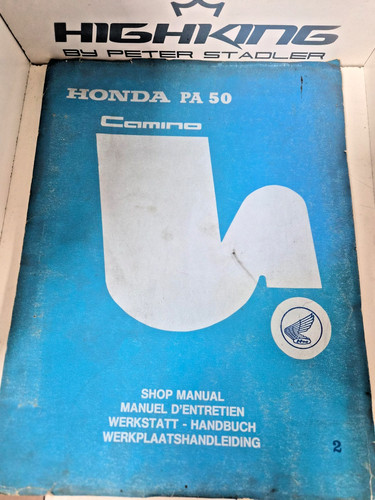 Honda camino pa50 manuale - pa50,
