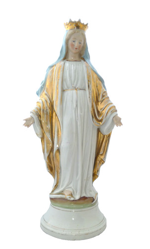 Vecchia statuina statuetta - statuina,