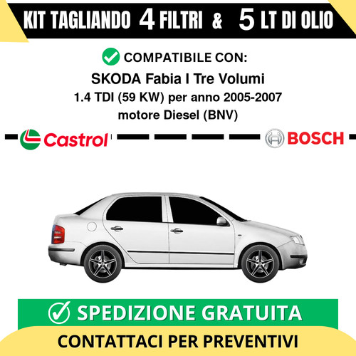 Tagliando per skoda fabia - per,