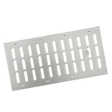 Griglia Scorrevole 400mm x 200mm in Lamiera Acciaio Zincato Ventilazione - 16"x8"