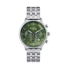 Orologio Uomo BREIL Tribe CLASSY EW0641 Chrono Bracciale Acciaio Verde