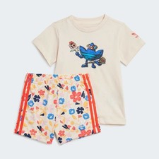 Adidas Kids Floral Short Tee