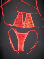 Bikini spogliarellista a rete