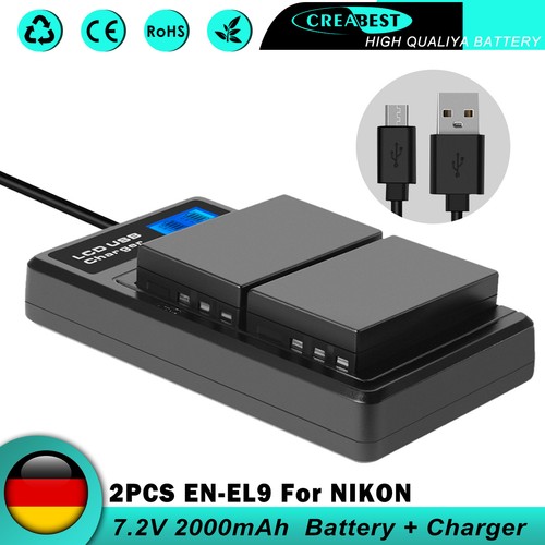 Batterie 2000 mah el9 per - mah, en-el9