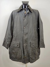 Barbour Border Blu da uomo cotone Cerato C46/117 cm Man Navy Border Coat Size...