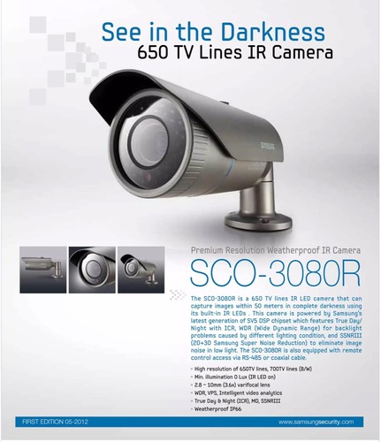 Samsung sco 3080rn - samsung, telecamera