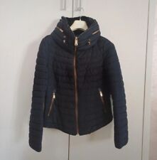 Piumino Zara Blu con pelo taglia S