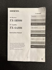 Onkyo Integra TX-SR806