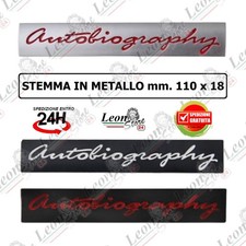 Logo Scritta Posteriore Autobiography compatibile Range Rover Sport II Land L494