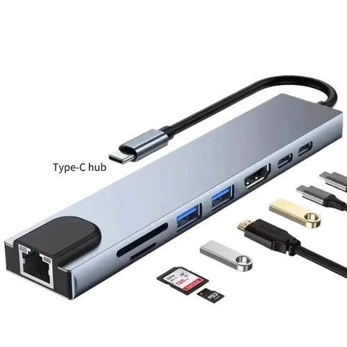 Hub usb 8in1 adattatore - hub, 4k
