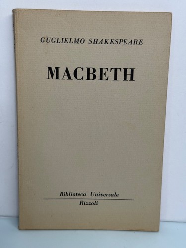 Macbeth shakespeare libretto - shakespeare,